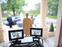 Testowy plan zdjęciowy filmu 3D 4K "Czułość" realizowany w Pałacu Ksawerów. (fot. Przemysław Cieślarek)