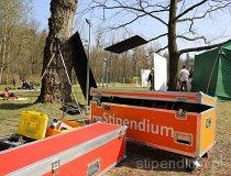 Plan zdjęciowy w Łodzi w Parku „Na Zdrowiu” (fot. Instytut Nauki i Techniki Stipendium)