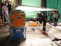 Plan filmowy w hali Opus Film (fot. Piotr Wojtaszek)
