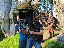 Plan filmowy na Jurze Polskiej (fot. Instytut Nauki i Techniki Stipendium)