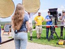 Plan filmowy na Jurze Polskiej (fot. Instytut Nauki i Techniki Stipendium)