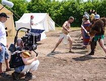 Plan filmowy w Buczku (fot. Instytut Nauki i Techniki Stipendium)