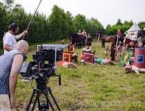 Plan filmowy w Buczku (fot. Instytut Nauki i Techniki Stipendium)