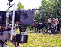 Plan filmowy w Buczku (fot. Instytut Nauki i Techniki Stipendium)