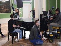 Plan filmowy w Koszęcinie (fot. Instytut Nauki i Techniki Stipendium)