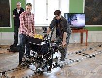 Plan filmowy w Koszęcinie (fot. Instytut Nauki i Techniki Stipendium)